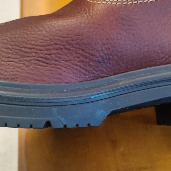 Steel Blue Heeler men's 8.5 cowboy style steel toed work boots 813945 brown - Picture 13 of 15